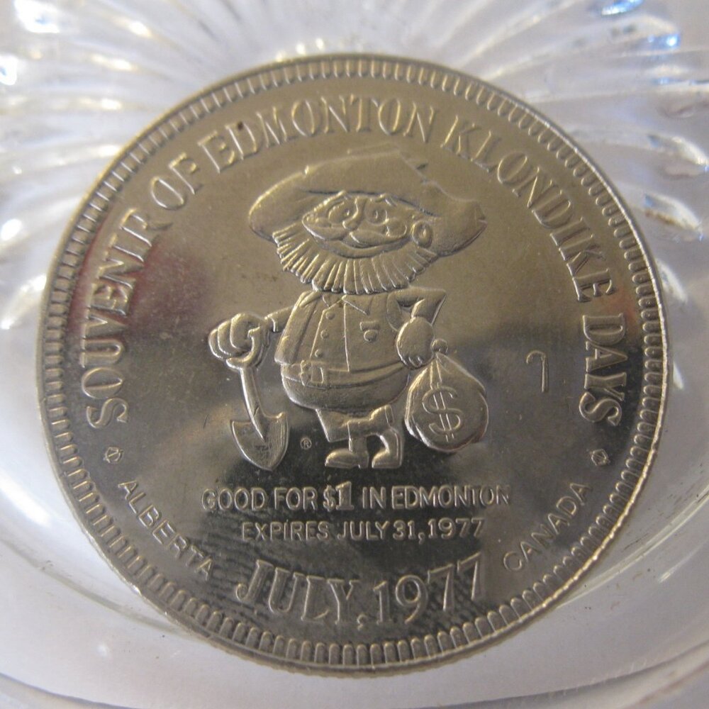 (FC-943) 1977-(Cane) Klondike Dollar - The All Canadian Route - Token